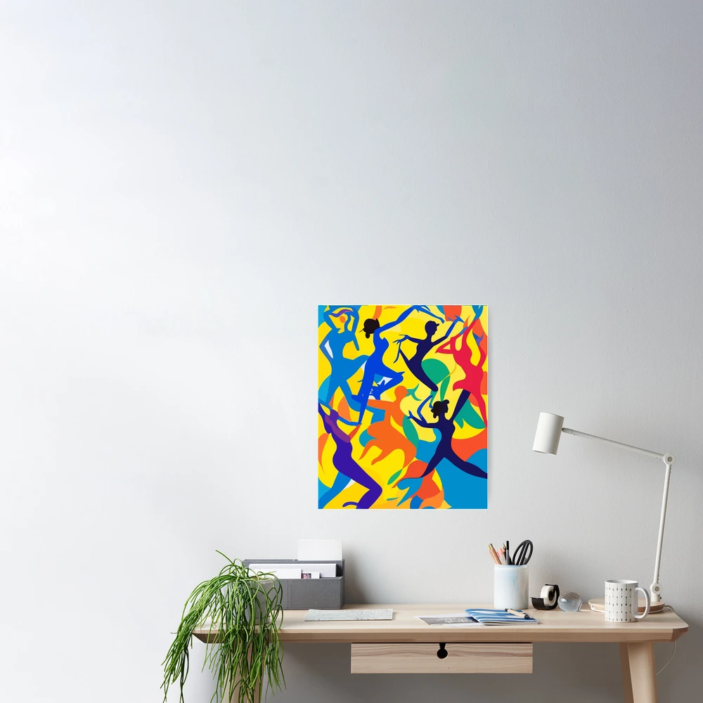 Kaws Abstract Inspired Poster Modern Wall Art Poster, Pop Culture