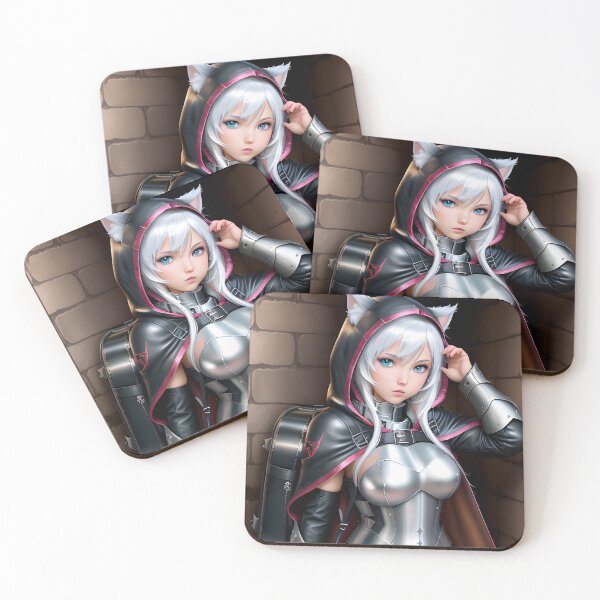 Item preview, Manga girl with cat ears designed and sold by DarkFablecation.