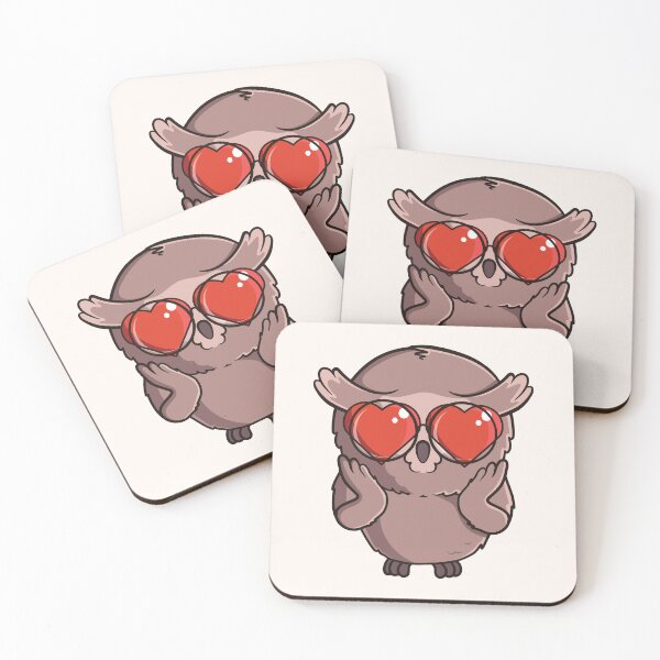 Item preview, Cute cartoon owl in love designed and sold by Viktoriia.