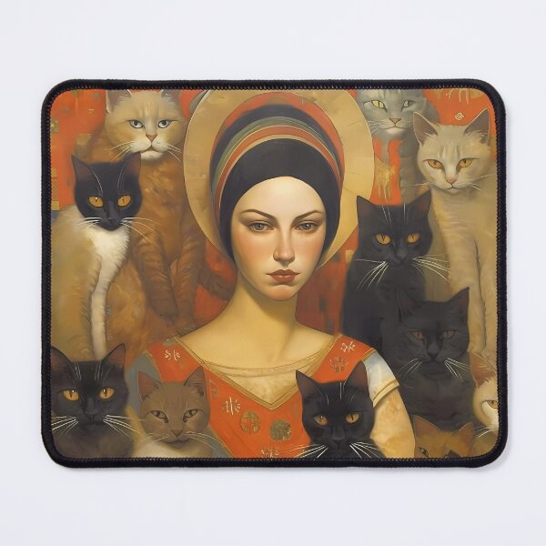 Item preview, Egyptian Cat Ladies designed and sold by KateAndersonLTD.