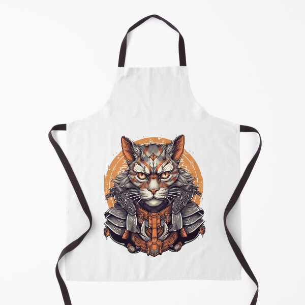 Item preview, Cat samurai designed and sold by Rosaliartbook.