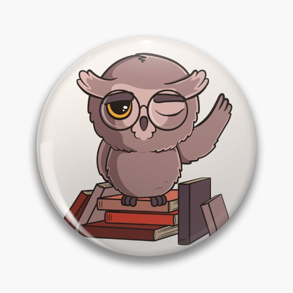 Item preview, Cute cartoon winking owl waving its wing designed and sold by Viktoriia.