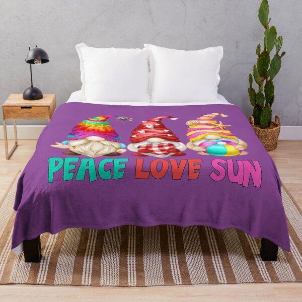 Item preview, Cute Beach Gnome For Hippie Funny Peace Love Sun designed and sold by hofqyoappxb24.