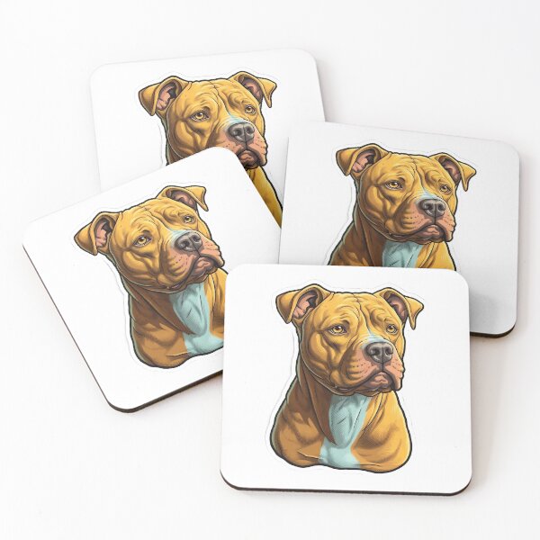 Item preview, Red Nose Pitbull designed and sold by StickeryOnline.