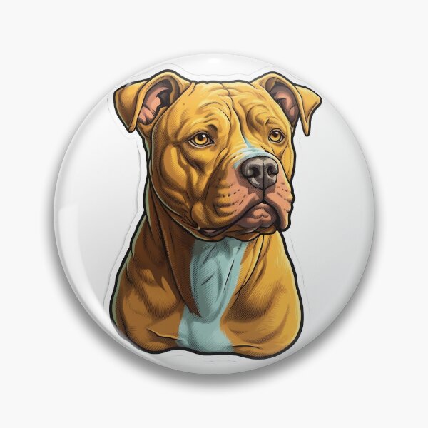 Item preview, Red Nose Pitbull designed and sold by StickeryOnline.