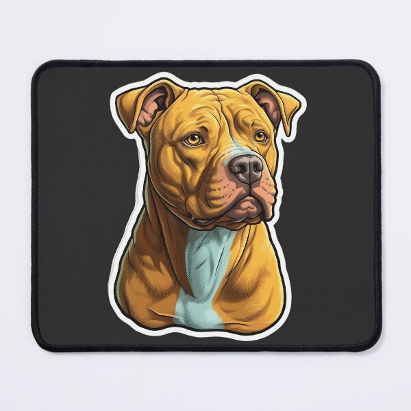 Item preview, Red Nose Pitbull designed and sold by StickeryOnline.