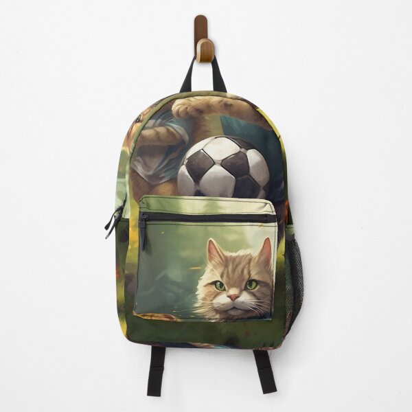 Item preview, Brother Cats Are Playing Soccer in the Forest designed and sold by BDMeow.