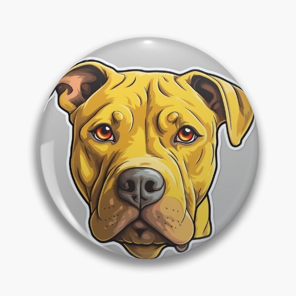 Item preview, Red Nose Pitbull designed and sold by StickeryOnline.