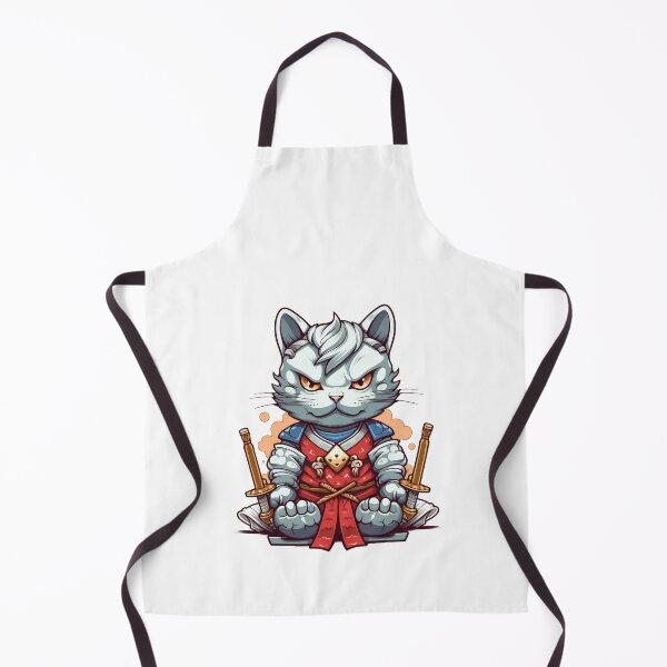Item preview, Cat samurai designed and sold by Rosaliartbook.