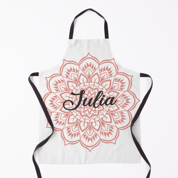 Item preview, Burnt Coral Mandala Personalized Name - Julia designed and sold by MysticMagpie.