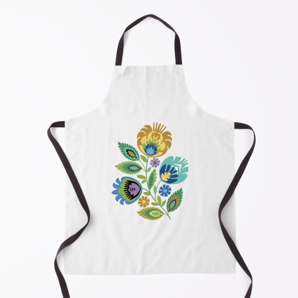 Item preview, Polish Floral Yellow Ochre Papercut Design designed and sold by Barbara Pixton.