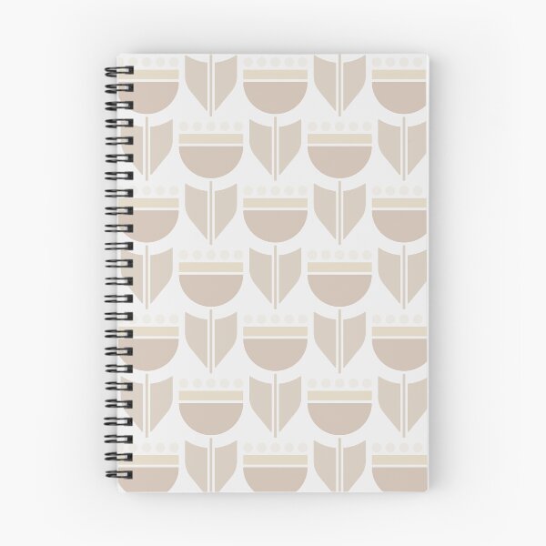 Artikelvorschau, KF 0013 G Minimalist Vintage Tulip Flowers 70s Modern Geometric Floral Pattern entworfen und verkauft von KhakiFinch.