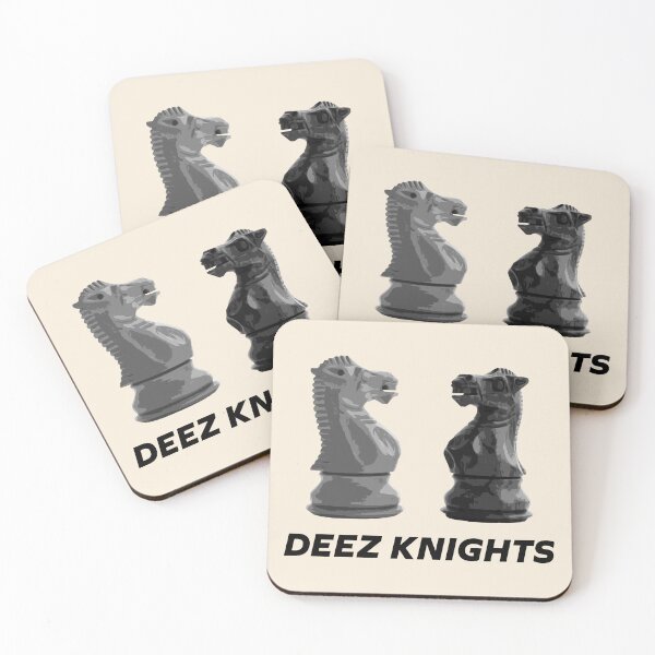 Item preview, Deez Knights, funny chess meme designed and sold by itisjakob.