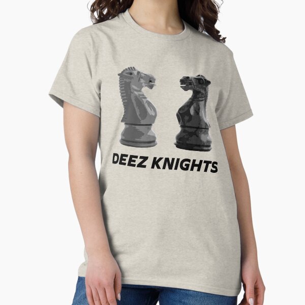 Item preview, Deez Knights, funny chess meme designed and sold by itisjakob.