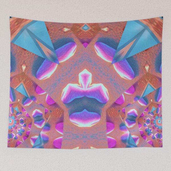 Item preview, Loving head resting on the soft sand of an exotic beach, surrounded by a delightful assortment of blue and pink jewelry - the perfect gift idea for blue and pink stone jewelry lovers. designed and sold by Ralek.