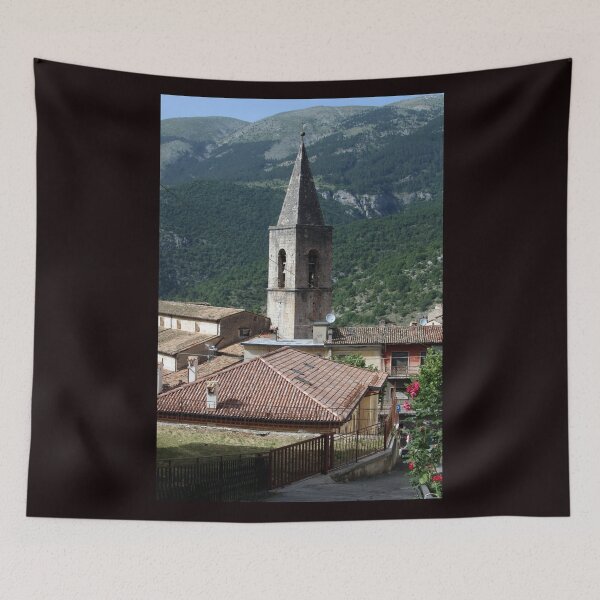Item preview, The Magnificent View of the Bell Tower of Santa Maria della Valle Church in Scanno designed and sold by EpicVistas.
