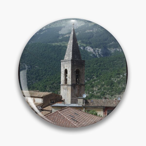 Item preview, The Magnificent View of the Bell Tower of Santa Maria della Valle Church in Scanno designed and sold by EpicVistas.