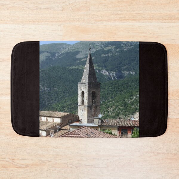 Item preview, The Magnificent View of the Bell Tower of Santa Maria della Valle Church in Scanno designed and sold by EpicVistas.