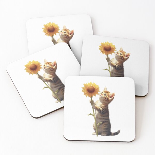 Item preview, Baby Cat Picks Sunfower designed and sold by Barnissim.