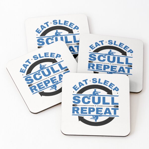 Item preview, Eat Sleep Scull Repeat Rowing Crew Sculling designed and sold by jaygo.