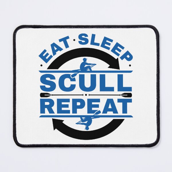 Item preview, Eat Sleep Scull Repeat Rowing Crew Sculling designed and sold by jaygo.