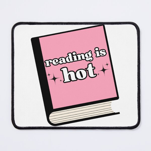 Item preview, Reading is hot - cute book designed and sold by Stuffspot.