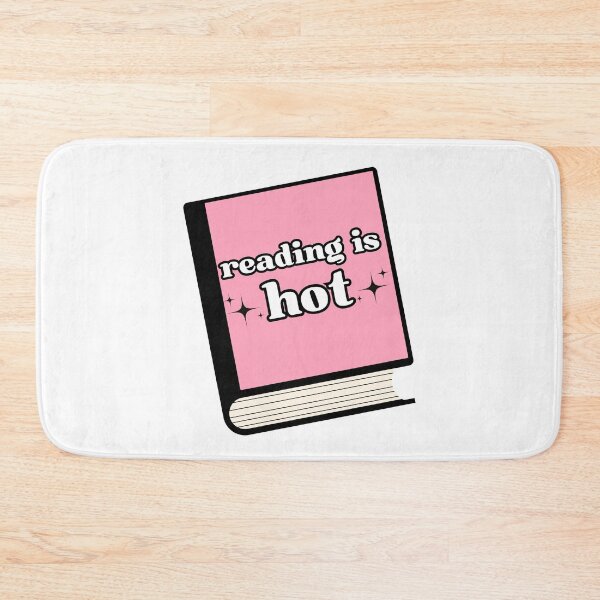 Item preview, Reading is hot - cute book designed and sold by Stuffspot.