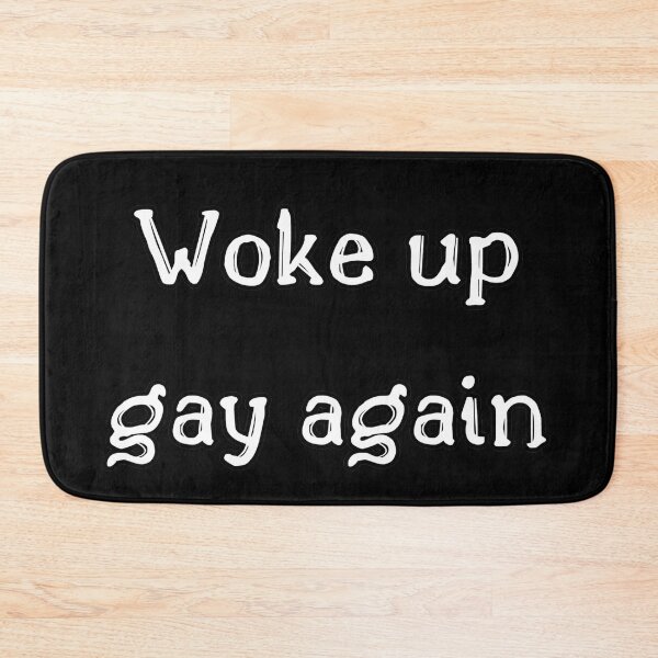 Item preview, Woke Up Gay Again. Funny Gay Pride Prideparade designed and sold by Rebel-Design.