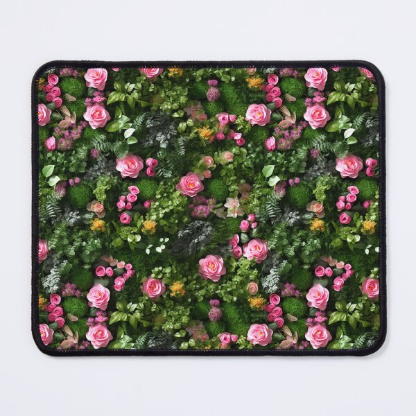 Item preview, Pink Roses Pattern: Blushing Botanical Beauty - Maixibilionoxis Vertical Garden Collection designed and sold by Maixibilionoxis.