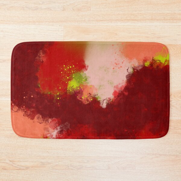 Item preview, Burgundy Romance - Red Orange Green Abstract designed and sold by Joey Santiago.