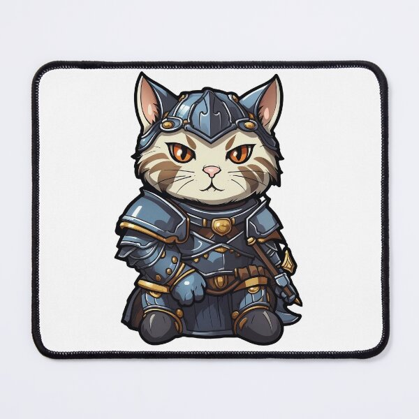 Item preview, cat in armor designed and sold by lavroshh.