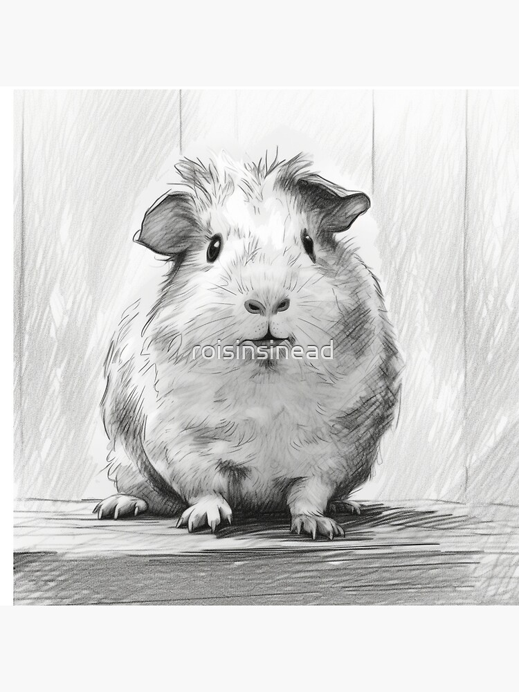 Cute guinea pig: Pippin Art Board Print