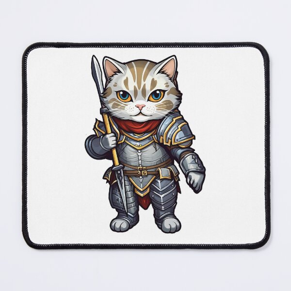 Item preview, cat in armor designed and sold by lavroshh.