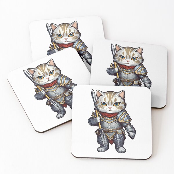 Item preview, cat in armor designed and sold by lavroshh.