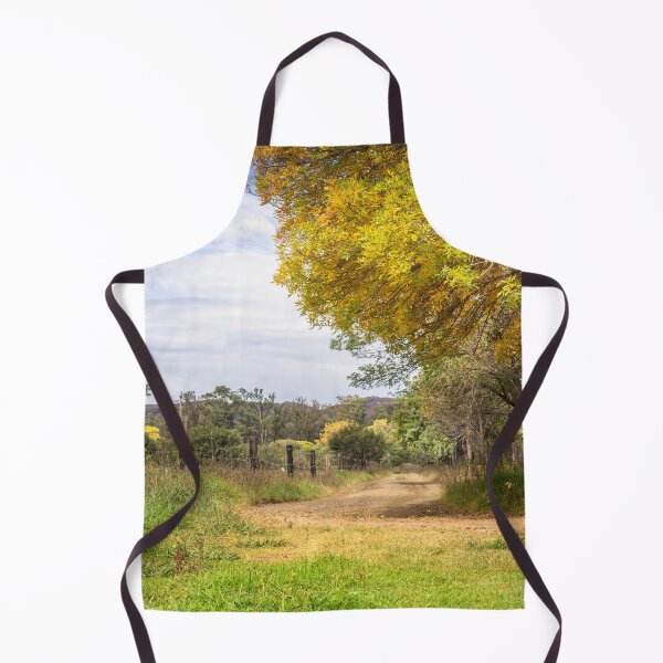 Item preview, Open rusty farm gate on a sunny autumn day in a rural setting designed and sold by ArtyBuys.