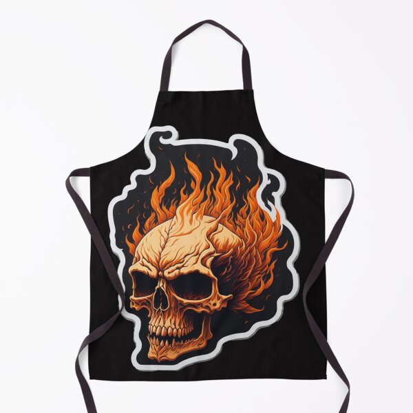 Item preview, Embrace the Heat: Captivating Fire Skull Collection designed and sold by Grim000.