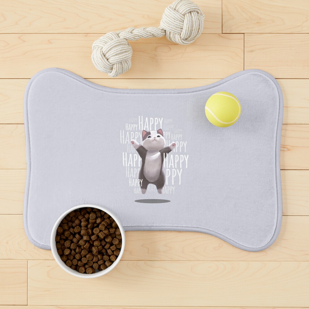 Cat Head Shaped Dog Feeding Mat, Silicone Pet Food Mat For Floor