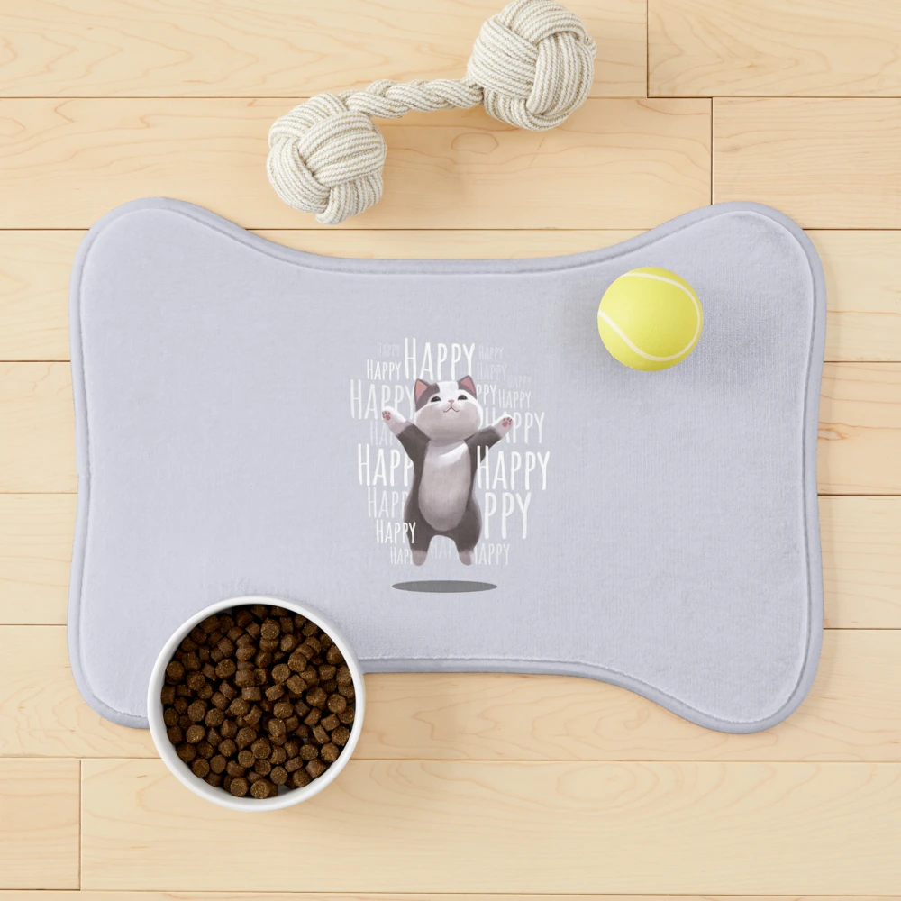 Happy hapi cat Pet Mat for Sale by Fyleth