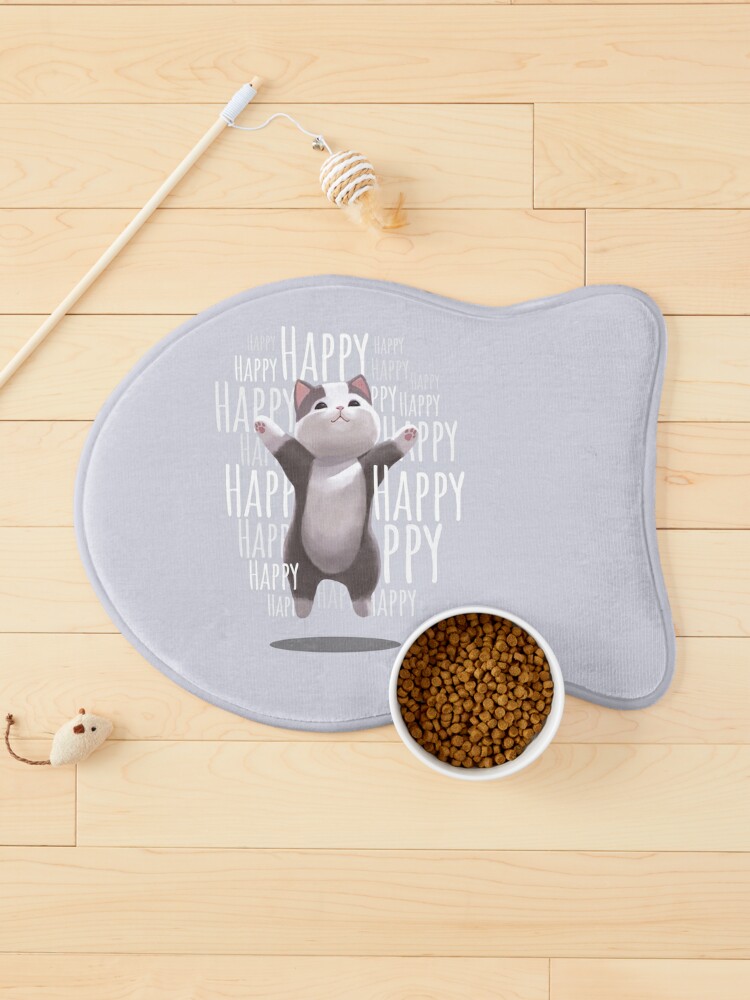 Happy hapi cat Pet Mat for Sale by Fyleth