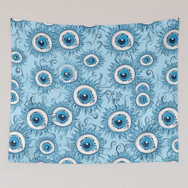 Item preview, "Mysterious windows to the soul: The hypnotic blue Turkish eyes." designed and sold by SBD-Shop.