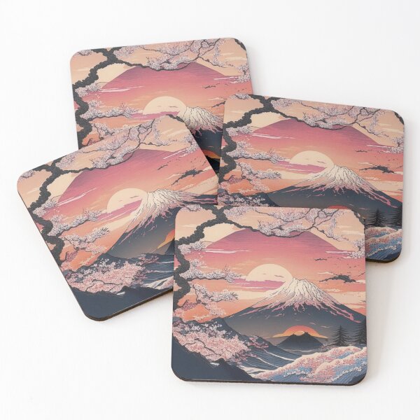 Item preview, Ukiyo-e Field of Cherry Blossoms designed and sold by XamiDesign.