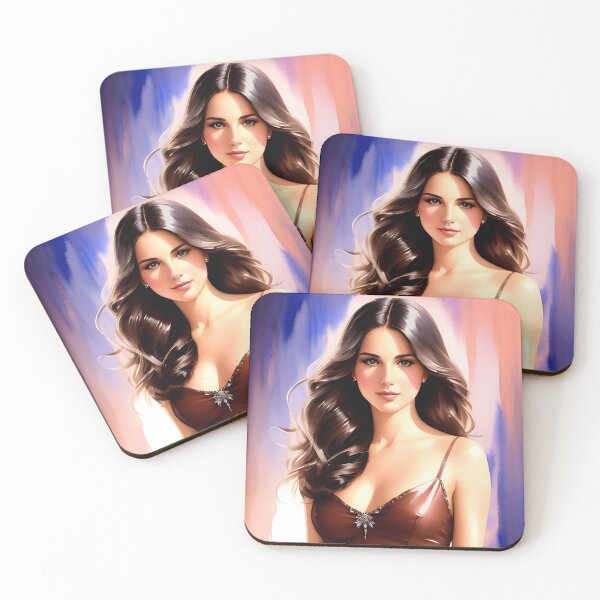 Item preview, Enchanting Woman Watercolor Portrait - Cool Art designed and sold by joejiing.