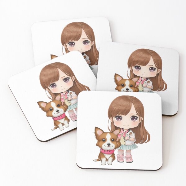 Item preview, girl & dog designed and sold by Permana96.