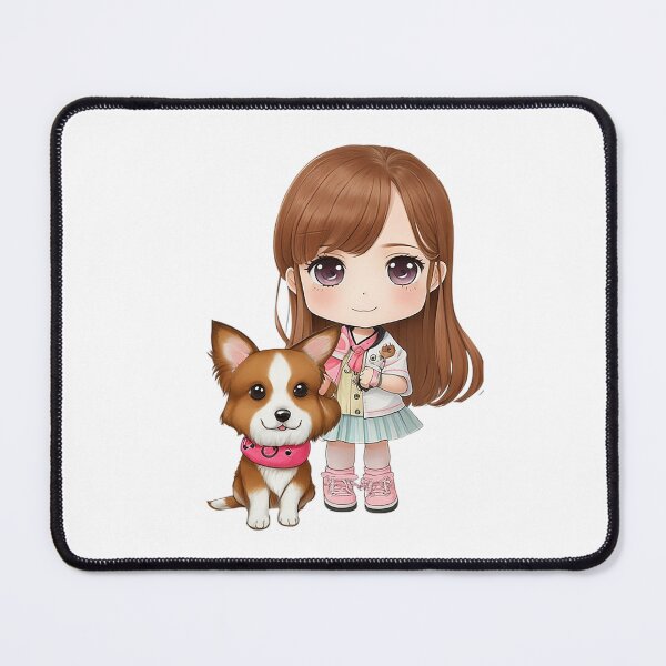 Item preview, girl & dog designed and sold by Permana96.