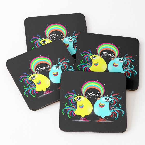 Item preview, Rainbow Happy Birds  designed and sold by Shirley cute art .
