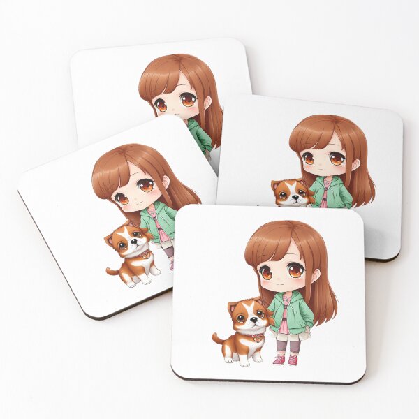 Item preview, girl with dog designed and sold by Permana96.