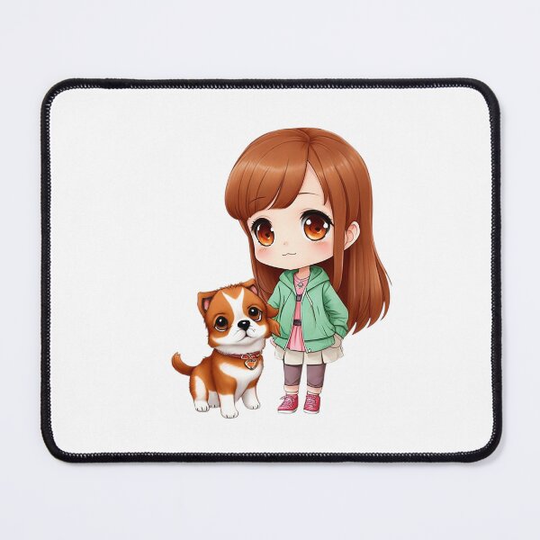 Item preview, girl with dog designed and sold by Permana96.