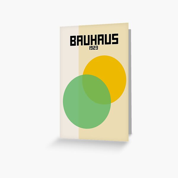 Item preview, Bauhaus inspired Exhibition Print, Bauhaus Wall Art behind color comb 4, Bauhaus Exhibition print, Bauhaus circle gift designed and sold by re-make-.