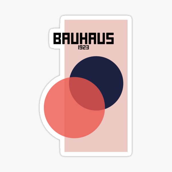 "Bauhaus inspired Exhibition Print, Bauhaus Wall Art behind color comb