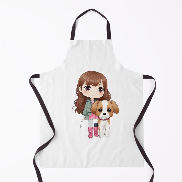 Item preview, just a girl with her dog designed and sold by Permana96.